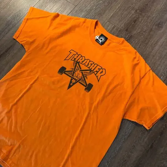 men’s y2k thrasher demon goat tee - Picture 2 of 5